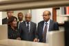The Chairperson of the African Union Commission (AUC), H.E. Mahmoud Ali Youssouf, paid a visit to the Knowledge Management Division, including the Library and Archives. During the visit, H.E. the Chairperson was briefed on the ongoing activities, services, and initiatives aimed at strengthening knowledge management, information access, and institutional memory within the Commission. The visit also provided an opportunity to highlight the role of the Library and Archives in supporting research, documentation